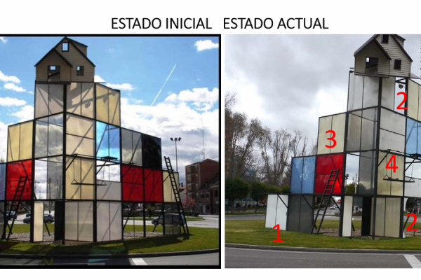 La asociación vecinal de La Rubia pone en marcha la restauración del monumento al cine