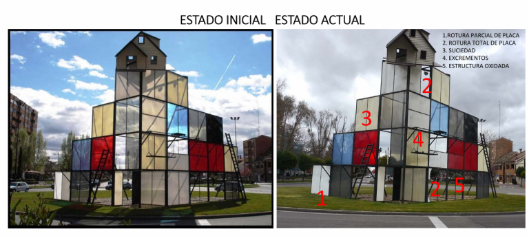 La asociación vecinal de La Rubia pone en marcha la restauración del monumento al cine