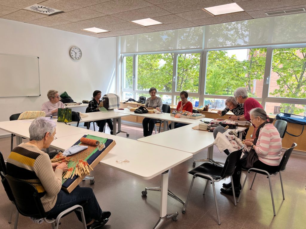Taller de Bolillos del grupo del miércoles por la mañana.